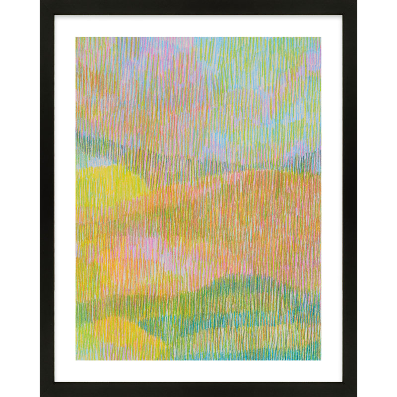 Summerhill Painting by Jacques Pilon, Black, 25" H x 20" W x 1.25" D