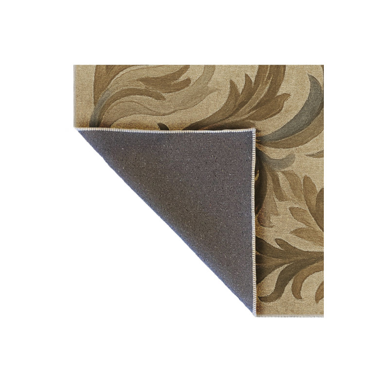 Tapis bleu tissé lavable rétro Mosso, 4'7" x 6'7"