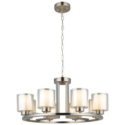 Milagrace 8 - Light Satin Chandelier Pendant