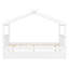 Lit double en bois avec lit gigogne simple, blanc-1113873143-1113873139
