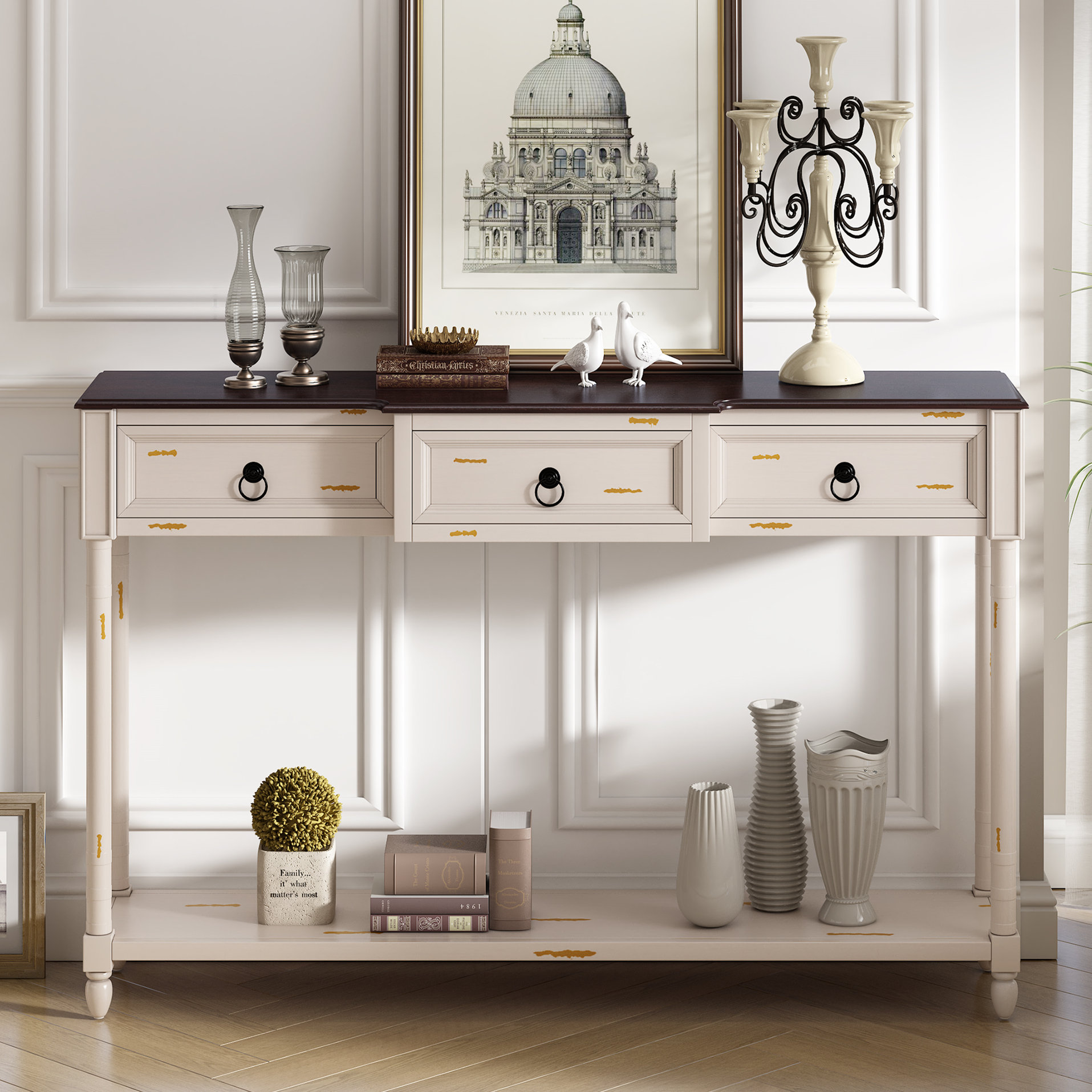 Rosalind Wheeler Bouknight 52.03'' Console Table & Reviews | Wayfair