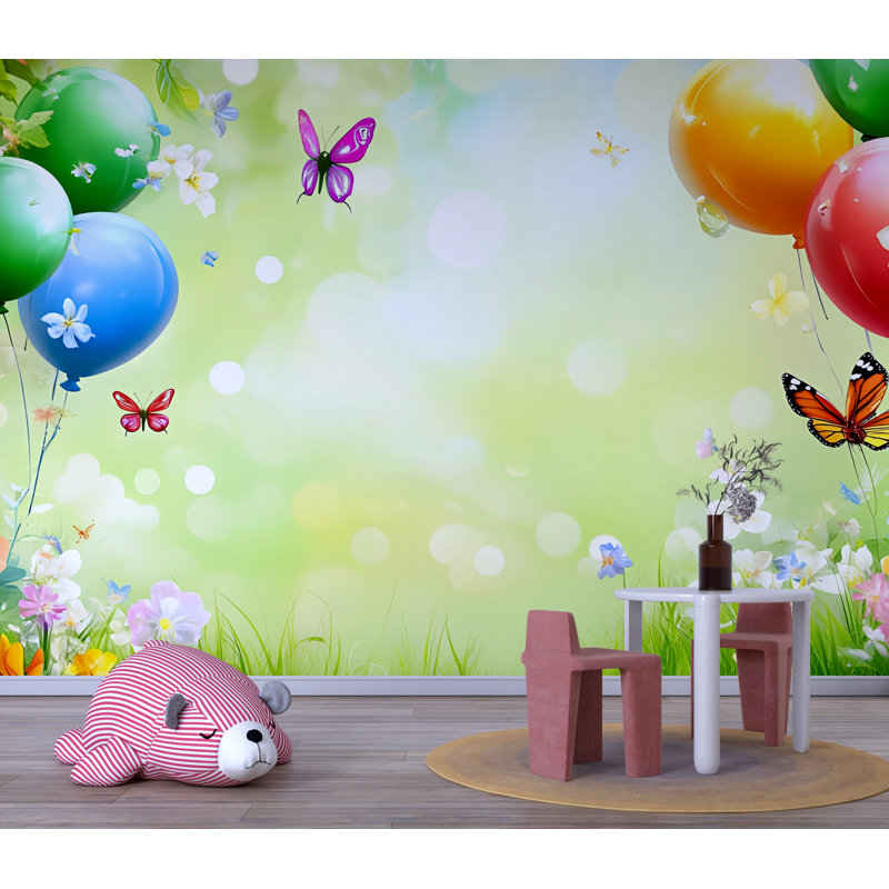 Papier peint Spring Spring, L 144 po x l 100 po, Peler et coller