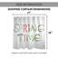 Rideau de douche simple spring time Bevis