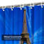 Rideau de douche Paris Tour Eiffel France avec 12 crochets-15643348