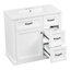 Meuble-lavabo moderne 36 po avec lavabo en céramique et solutions de rangement intelligentes Grainley-123817884