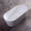 Baignoire combinée autoportante de luxe 59 "x 29"