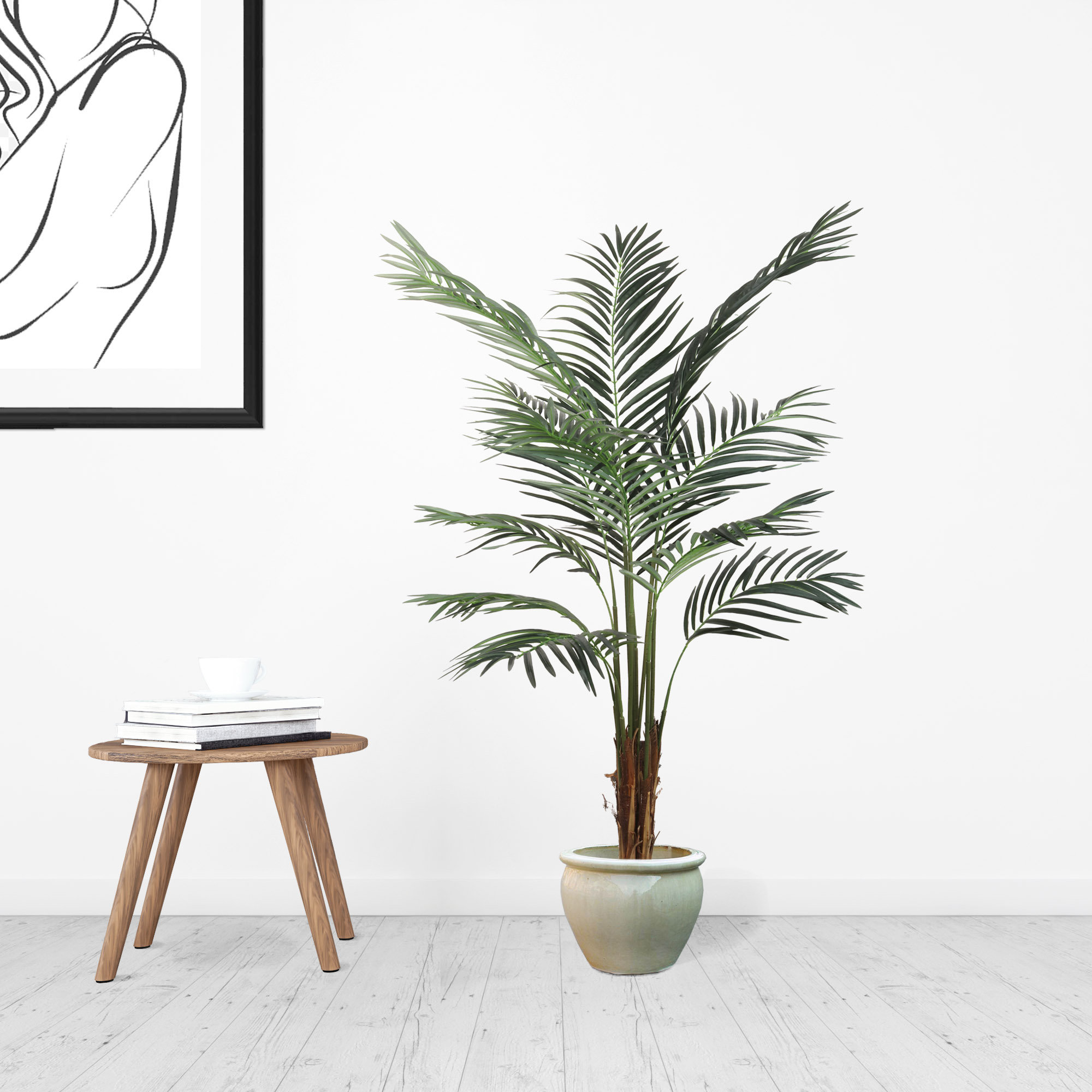 Primrue 60'' Faux Areca Palm Tree 