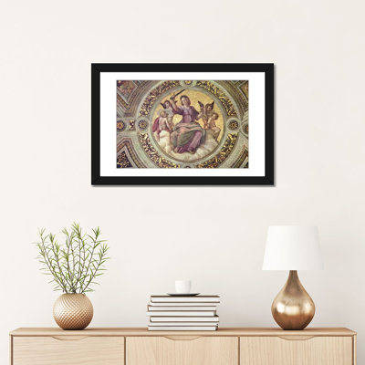 «Stanza Della Segnatura» par Raphael, impression sur toile tendue