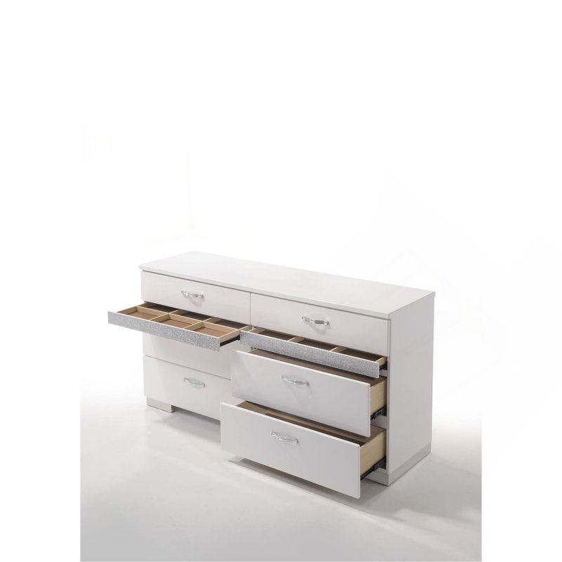 Commode Glam, commode décorative Sparkle