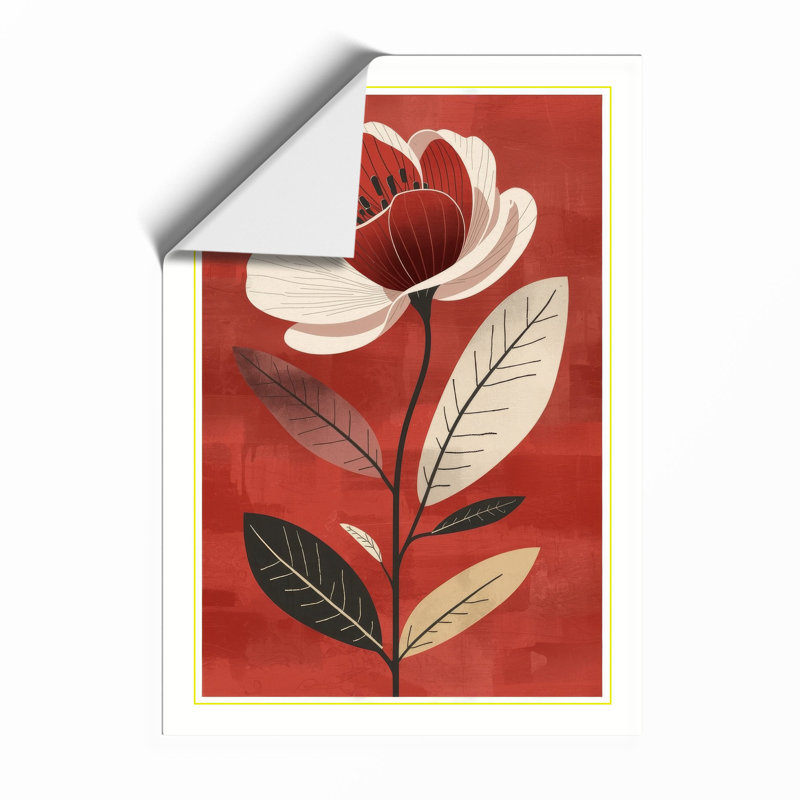 Geometric Study Botanical - Framed Print, A1 - 84.1 x 59.4 cm, Unframed