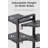 Metal Rectangle Countertop / Cabinet Pot Rack