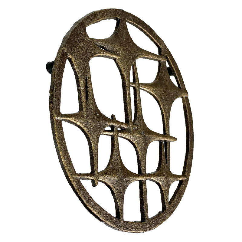 Mid Century Modern Stars Trivet – 8" Round, Durable Heat-Resistant Table Protector, Modernist Decorative Retro Kitchen Accent