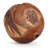 Atrell Handmade Decorative Teak Ball 10"