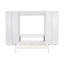 Grand lit escamotable mural avec portes de rangement-179954848