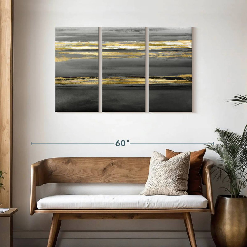 Lignes parallèles Avery à minuit, H 28 po x l 45 po