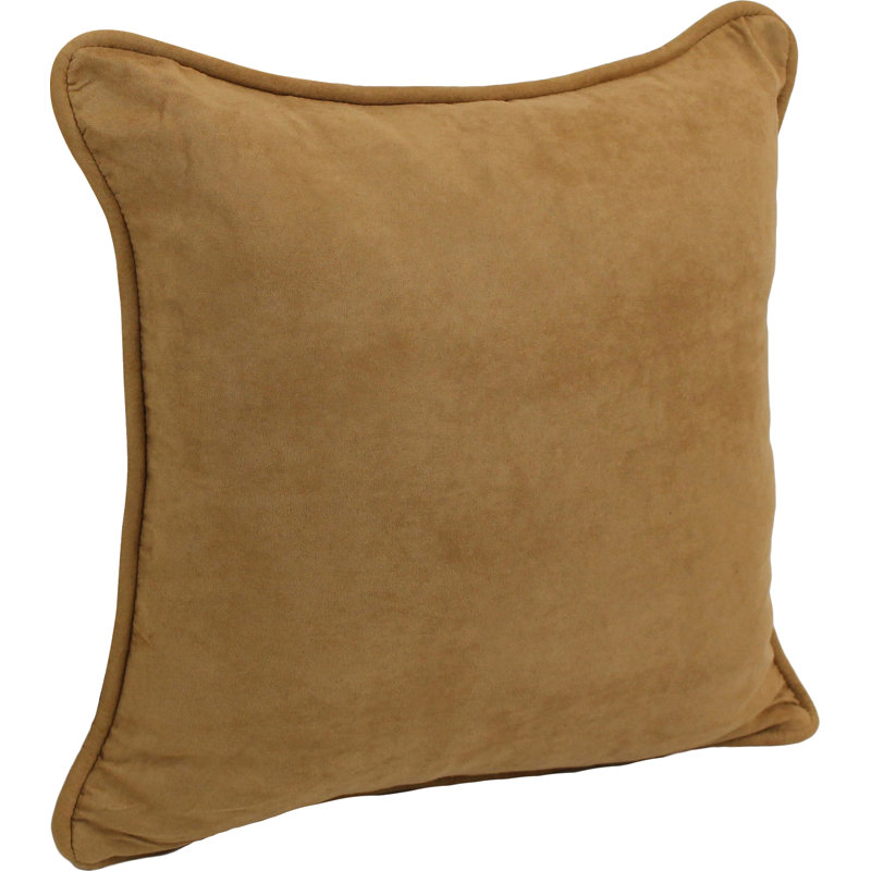  Corded Throw Pillow, Camel