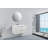 Kamaiyah 35.5 " W Wall Mounted Wall Mounted 1 Single Vanity Bathroom Vanity With Poly Marble Top