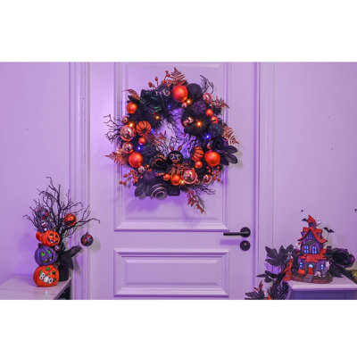 Couronne lumineuse 18,9 po Dansville Halloween