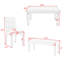 Ensemble de salle à manger moderne 6 pièces avec table rectangulaire, 4 chaises rembourrées et banc-1338189829