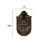 Eagle Flagpole Holder Plaque, Standard Wall 2-line