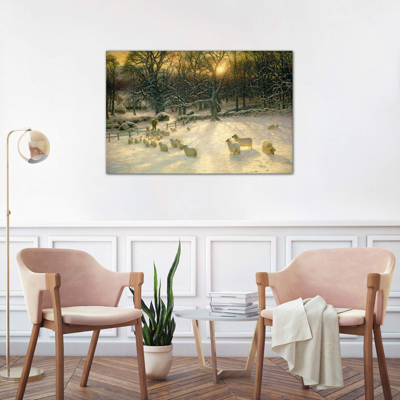 Bakerhill The Shortening Winter's Day Is Near A Close by Joseph Farquharson - Painting on Canvas, No Frame