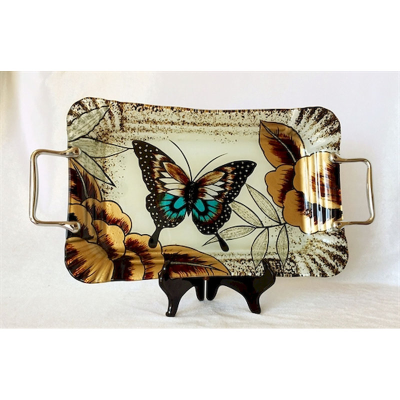 Plateau de service en porcelaine Knopf