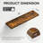 Floating Shelves For Wall, 36 Inches Wall Mounted Wood Shelves For Bathroom, Bedroom, Living Room, For Storage/Decor With 30Lbs Capacity - Rustic Brown,Set Of 3-124534138