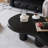 Quintavius ​​39.4-inch modern French light luxury cream solid wood four-legged cloud-shaped coffee table, living room side table (with 8cm tabletop)-915819334