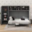 Lit escamotable mural avec armoires Murphy-1205186930