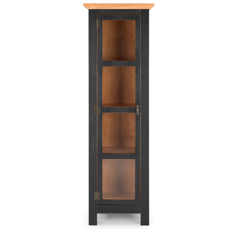 Colvard Accent Cabinet, Black Golden Oak