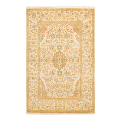 Classic One-of-a-Kind 4' 1" x 6' 2" Hand Knotted Area Rug