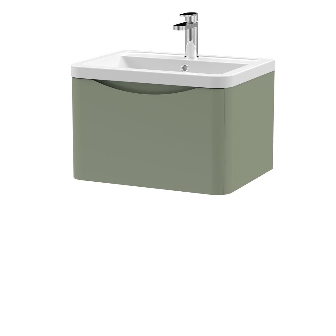 Lunar 600mm Wall Hung Single Vanity