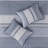 4 Piece Jacquard Quilt Set with Throw Pillow Navy King/Cal King