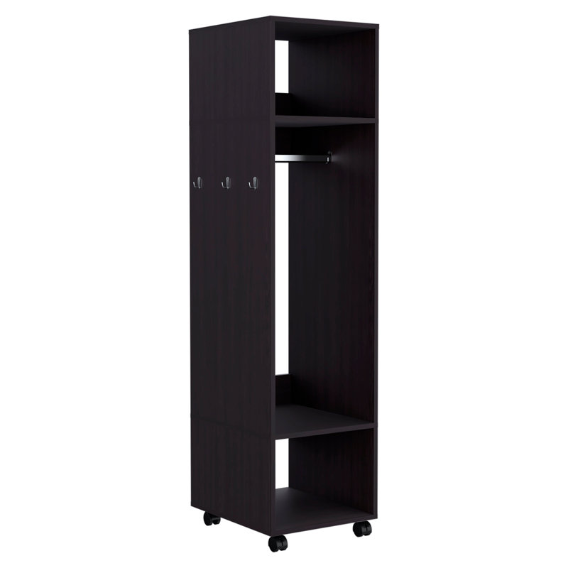 Shizuyo Manufactured Wood Wardrobe, Black