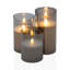 Unscented Flameless Candle with Glass Holder