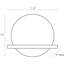 Savion 1 - Light Flush Mounted Sconce-107149396