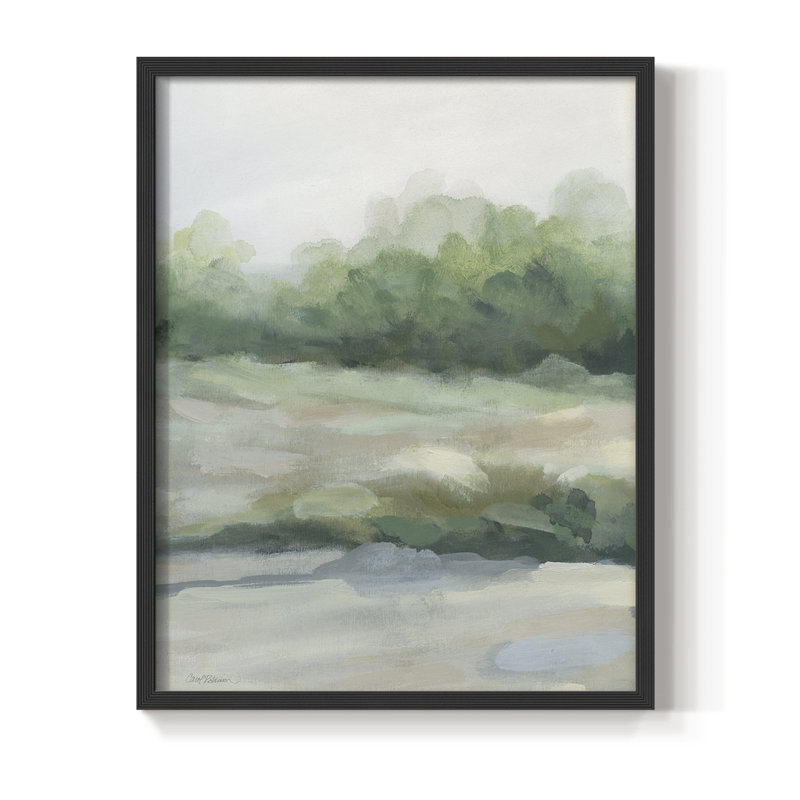 «Faded Morning I», reproduction encadrée - bois massif, H 21 po x l 17 po, Noir, noir, noir, noir