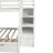 Blethyn Kids Twin Over Full Bunk Bed with Drawers-410545892