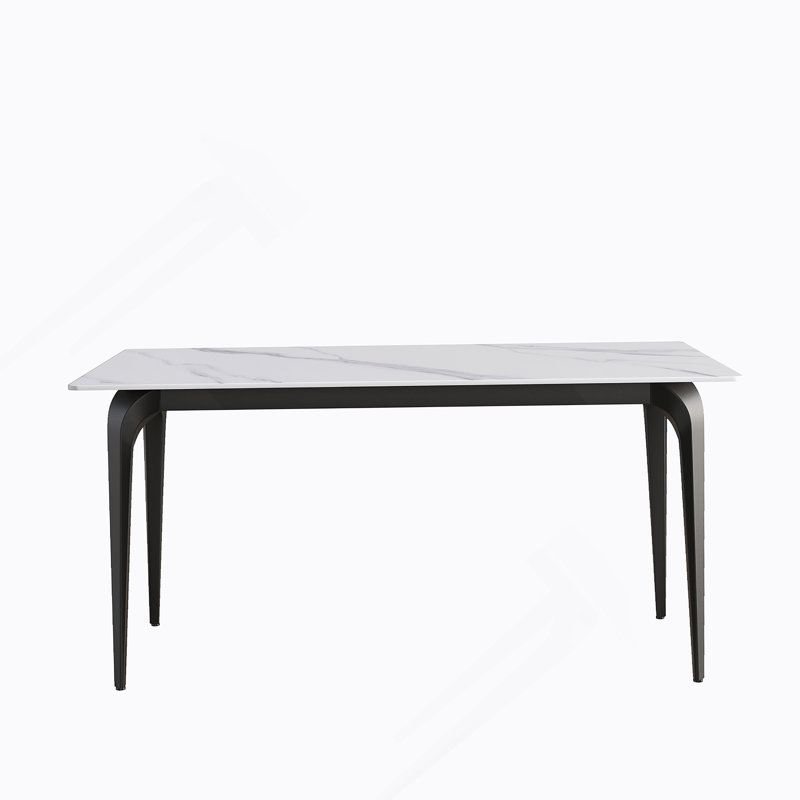 Table de salle à manger 63 po 63 po, Blanc
