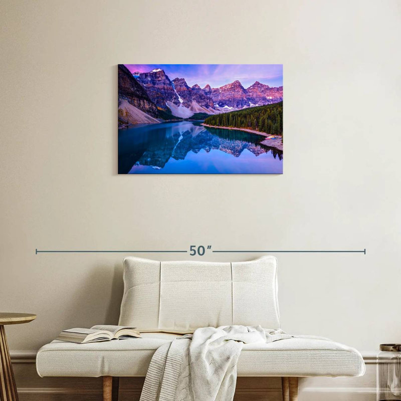 Alvord Banff - lever de soleil mauve, H 20 po x l 30 po
