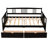 Daybed With Two Drawers, Strong And Long-lasting Home Bed Full Size Solid Wood Daybed, Color, Extra Drawers-165472392