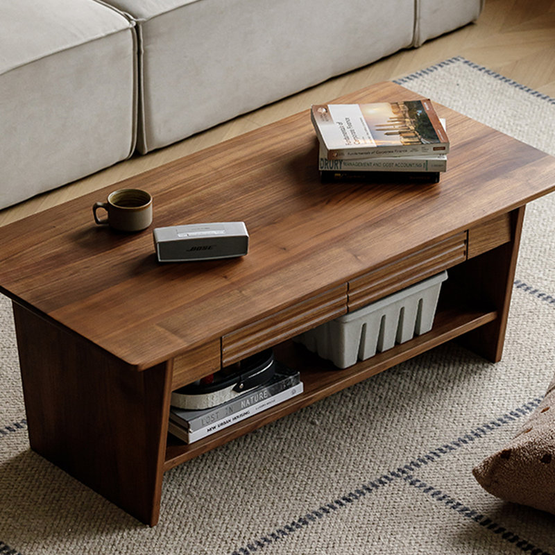 Minimalist Solid Wood Coffee Table