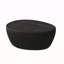 Table basse moderne en cuir fritté noir