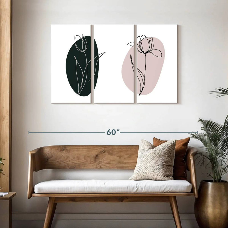 Fleur de tulipe Harnek, H 28 po x l 45 po