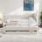 Upholstered Daybed With Trundle, Three Drawers And Vertical Striped Design-1131403114-1131403124