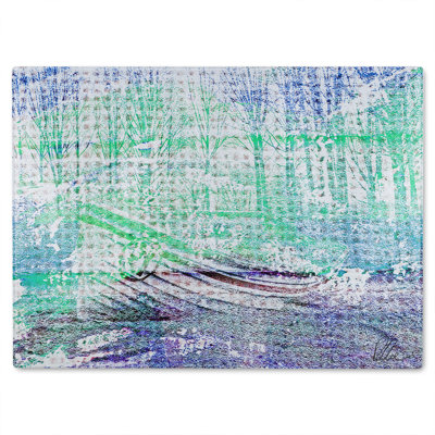 Washed Up Glass Chopping Board