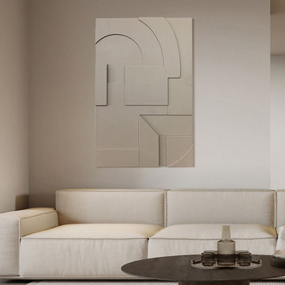 Art mural moderne en bois manufacturé moderne pour le salon, la chambre à coucher, la cuisine et la salle à manger