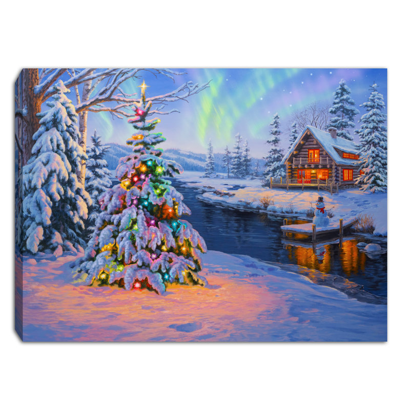 Mini fond de chevalet de Noël 8 x 6