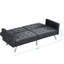 Lounge With Breathable Fabric And Style Gray Bed Adjustable Positions-706892891