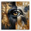 Art mural en verre épique «Eyebext» par Rey Klimt, 36 po x 36 po-117452876